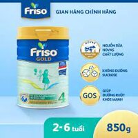 Mẫu mới - Sữa bột Friso gold 4(850g) dành cho trẻ từ 2-4t