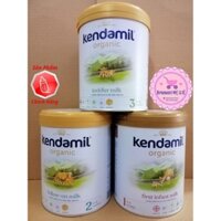 [Mẫu mới] sữa bột Kendamil organic số 1,2,3 800g