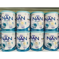 [MẪU MỚI] Sữa bột Nan Nga Optipro Nestle Số 1,2,3,4 800g - Sữa nhạt hỗ trợ tiêu hóa