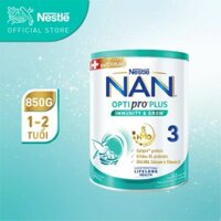 [MẪU MỚI] Sữa Bột Nestle NAN OPTIPRO PLUS 5HMO 3 – Hộp 850g.