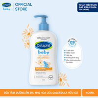 [Mẫu mới] Sữa dưỡng ẩm hằng ngày cho da bé Cetaphil Baby Daily Lotion Hoa cúc 400ml