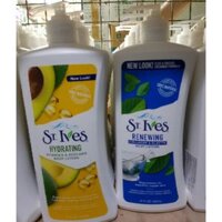 (Mẫu mới) Sữa dưỡng thể st ives 621ml