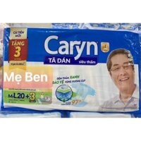 [MẪU MỚI] Tã Bỉm Dán Người Lớn Caryn Siêu Thấm Size ML20 Miếng