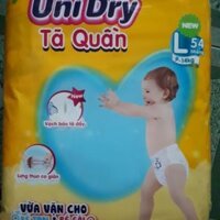 (mẫu mới tặng 2 miếng)Tã Unidry quần M50/L50/XL50/XXL50