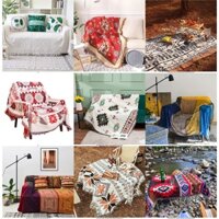 [MẪU MỚI] Thảm treo tường vintage, tranh vải, khăn phủ sofa decor nhà cửa nhập khẩu cao cấp