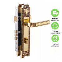 [Mẫu Mới Thân Inox 304] KHÓA TAY GẠT BẰNG ĐỒNG HUY HOÀNG HC8528 Thân Inox (CỬA CHÍNH)