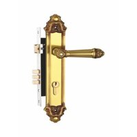 [Mẫu Mới Thân Inox Ổ Abus Đức] Khóa Cửa Chính Tay Gạt Đồng Thau, Thân INOX HC8526 Huy Hoàng