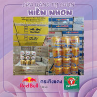 MẪU MỚI [Thùng 24 Lon cao] Nước tăng lực Bò Cụng Red Bull Redbull CHÍNH HÃNG THÁI LAN
