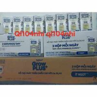 Mẫu mới- Thùng Sữa Bột Pha Sẵn Nutifood GrowPLUS+ it Đường 110ml và 180ml