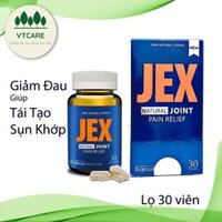 [Mẫu Mới, Tích Điểm] JEX MAX Natural Joint Pain Relief Hộp 30 Viên - Giúp Giảm Đau, Hỗ Trợ Tái Tạo Sụn Khớp