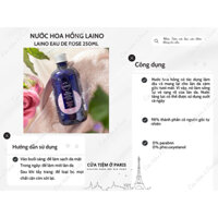 [Mẫu mới] TONER - NƯỚC HOA HỒNG CÂN BẰNG DA LAINO (Pháp) - 250ML