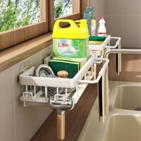 [Mẫu mới] Trắng Khăn Lau Nhà Bếp Giá, Đục Lỗ Có Giá Để Đồ, Treo Tường Hộ Gia Đình Bồn Rửa Bát Móc T