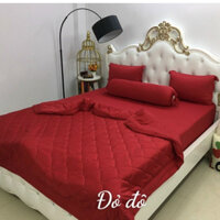 🎇MẪU MỚI🎇 Trọn Bộ 5 Món Chăn Ga Gối Thun Hàn Quốc Thoáng Mát Mềm Mịn, Không Nhăn Xù_Nemtot Bedding