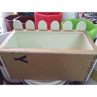 MẪU MỚI ƯU ĐÃI chậu hàng rào gỗ nhựa composite riêng chậu không chân sắt