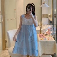 (Mẫu mới) Váy mặc nhà, váy ngủ dễ thương, phong cách tiểu thư sang chảnh Cadie Bigsize MSP0001 😍 *