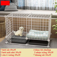 (MẪU MỚI VỀ) COMBO LƯỚI THÉP GHÉP NHIỀU KIỂU LÀM CHUỒNG CHÓ MÈO THÚ CƯNG ĐA NĂNG