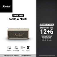 [MÀU MỚI VỀ] Loa Marshall Bluetooth Emberton III - Pin lên đến 32h - Bảo Hành Chính Hãng ASH 1 Đổi 1 Trong 1 Năm