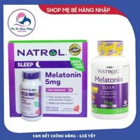 MẪU MỚI Viên ngậm nhai Natrol Melatonin Sleep Support 5mg Fast Dissolve 250 viên vị dâu của Mỹ