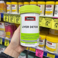 [Mẫu mới] Viên thải độc Gan Swisse, Liver Detox Úc hộp 200v