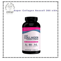 Mẫu mới - Viên Uống Đẹp Da NeoCell Super Collagen +C Type 1&3 360 Viên Của Mỹ