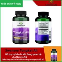 (Mẫu mới) Viên uống Tongkat Ali Swanson 400mg 120 viên