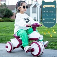 [Mẫu mới] Xe ba bánh đạp trẻ em 1-3-2-6 tuổi xe ô tô trẻ em lớn cho bé sơ sinh Xe đẩy 3 bánh xe đạp