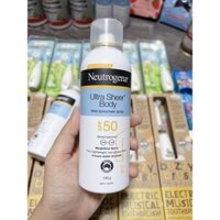 [MẪU MỚI] XỊT CHỐNG NẮNG NEUTROGENA ULTRA SHEER