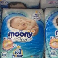 {Mẫu mới}Bỉm Moony dán M64 miếng (6-11kg).