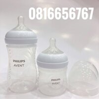 (Mẫu mới)Bình sữa Avent Natural cổ rộng 125ml,260ml