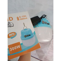 [Mẫu mới]Bóng đèn sạc tích điện 200W siêu sáng [ có 3 chế độ]