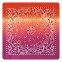 Mẫu MớiKhăn Bandana Paisley - Bandana Paisley Cao Cấp Chất Mềm - BDN40 Đỏ-Hồng, BDN40 Đỏ-Hồng