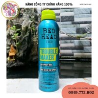 [MẪU MỚI_NEW 2022] Sáp Khô Dạng Xịt Hoàn Thiện Cấu Trúc TIGI BED HEAD Trouble Maker Dry Spray Wax Texture 200ML