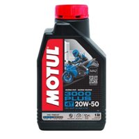 [Mẫu Mới]Nhớt xe máy số Motul 3000 Plus 20W50 1L
