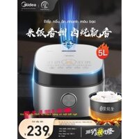 [Mẫu mới]Nồi cơm điện Midea màu thực phẩm gia dụng 5L lít nồi cơm dung tích lớn 2-3 người chống dính 1 hàng chính hãng