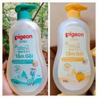 [Mẫu mới]Sữa tắm gội toàn thân Pigeon 700ml