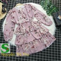 Mẫu này hết vải sẵn nên in 3D mắc hơ Đầm suông  tầng tay lỡ in hoa 3D so xinh
Chất liệu : voan cao cấp, dày dặn, mịn đẹp