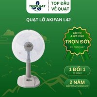 [Màu Ngẫu Nhiên] Quạt Lỡ Thân Nhựa AKiFan L42 | Quạt Máy Đứng Công Suất 45W - Bảo Hành 24 Tháng
