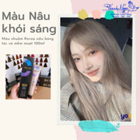 Màu nhuộm tóc Nâu khói sáng KEROA SANG TRỌNG SIÊU BÓNG TÓC 100ML [ TN ]