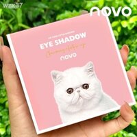 Màu NOVO9 màu mắt động vật đỏ ròng cùng tông màu cực bắt mắt Bảng phấn mắt giá rẻ không thấm nước, không thấm mồ hôi, kh