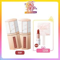 [Màu nude] Combo Son Kem Mịn Mượt DEAR DAHLIA PARADISE DREAM VELVET LIP MOUSSE Teddy