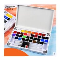 Màu nước dạng nén Giorgione G3600A set 36 màu solid watercolor đi kèm 2 cây cọ nước dành cho vẽ tranh