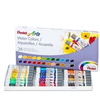 Màu Nước Dạng Tuýp Pentel Water Color WFRS  Vẽ Được Trên Nhiều Chất Liệu  12 màu18 màu24 màu - WFRS-12 màu