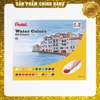 MÀU NƯỚC PENTEL 24 MÀU VỎ NHỰA