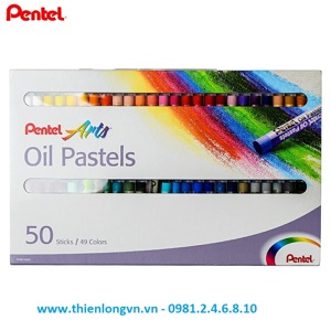 Màu phấn dầu Pentel PHN-50 (Hộp 50 màu)