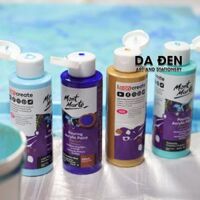 Màu Premium Pouring Acrylic Paint 120ml Set 4 Chai - Golden Beach