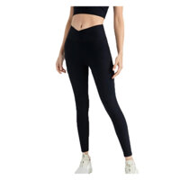 Mẫu quần leggings lưng xéo, quần tập yoga, quần bơi nữ, quần giữ nhiệt