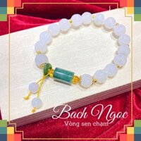 mẫu sale  Vòng tay đa măt trăng chạm khắc bông sen hàng thiết kế xuất sắc được giới chị em yêu thích. đặc biệt