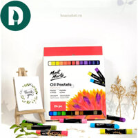 Màu Sáp Dầu MONT MARTE, Hộp12-48 Màu Chất Lượng, Mềm Mịn Vẽ Sáp Dầu Nổi, Chính Hãng - Họa Cụ DUTi