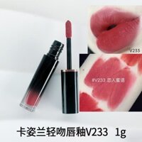Mẫu son môi mini Kazilan Kiss, gói di động 1g F01 F02 V233, lớp nền mờ lâu trôi, không dễ bong tróc SNXF