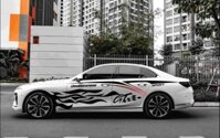 Mẫu tem decal dán xe ô tô Vinfast Lux A2.0 sang trọng